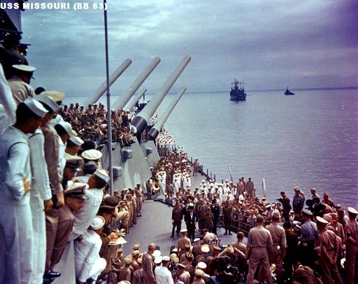 japanese surrender ceremony