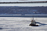 Tug in ice