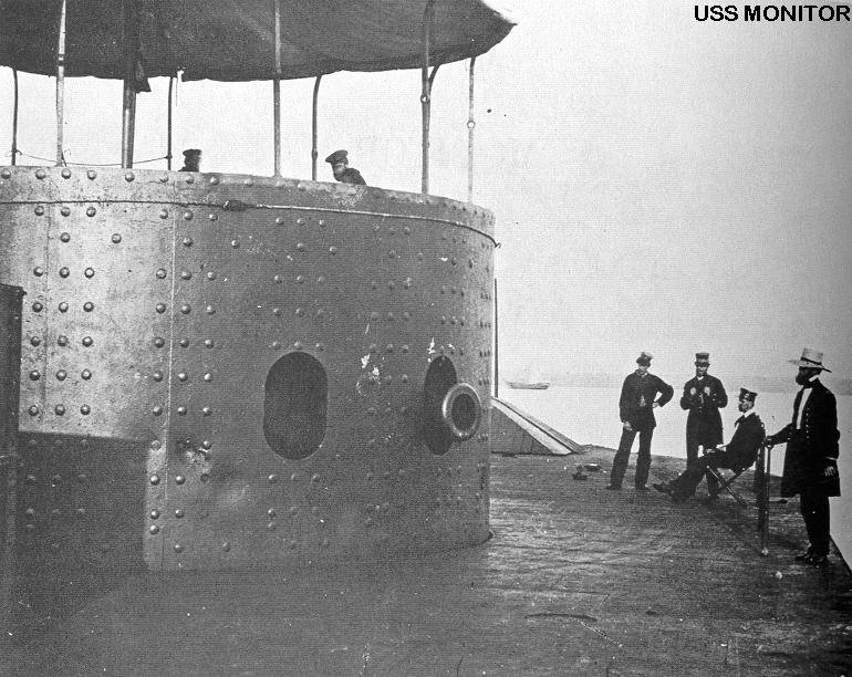 Double-Turret Monitor USS ONONDAGA 6 Sizes! New Civil War Photo James River 